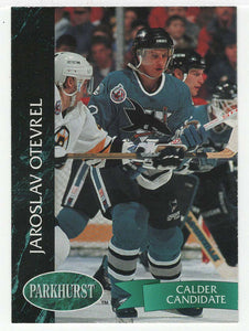 Jaroslav Otevrel RC - San Jose Sharks (NHL Hockey Card) 1992-93 Parkhurst # 399 Mint