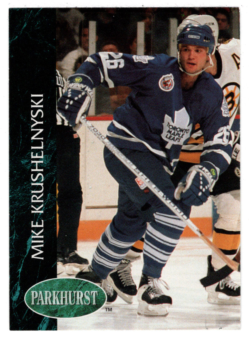 Mike Krushelnyski - Toronto Maple Leafs (NHL Hockey Card) 1992-93 Parkhurst # 411 Mint