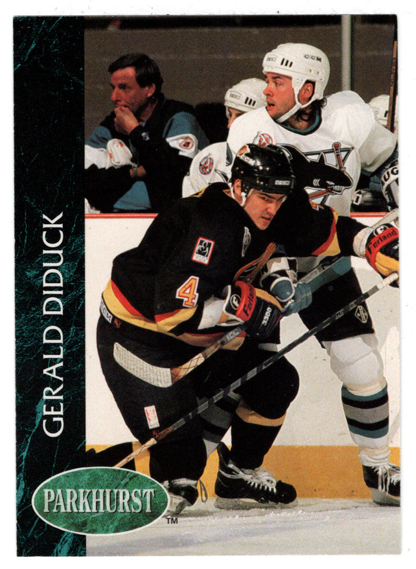 Gerald Diduck - Vancouver Canucks (NHL Hockey Card) 1992-93 Parkhurst # 419 Mint