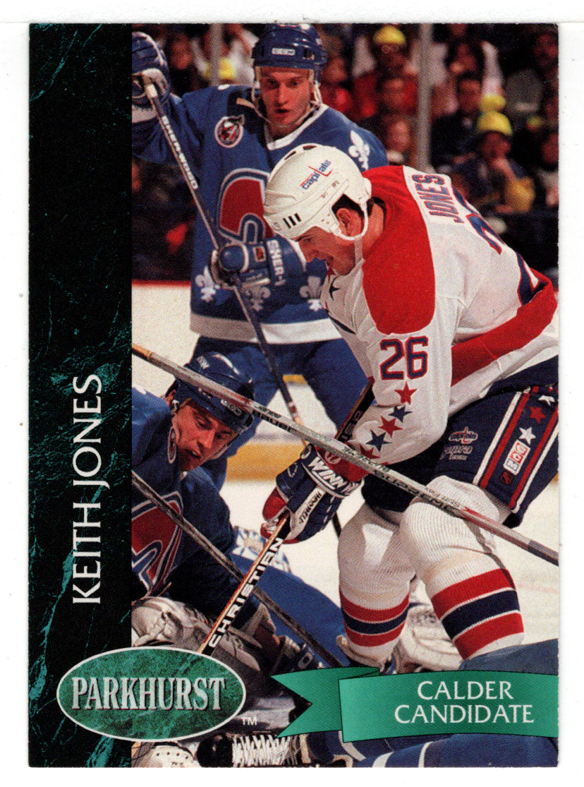 Keith Jones RC - Washington Capitals (NHL Hockey Card) 1992-93 Parkhurst # 427 Mint