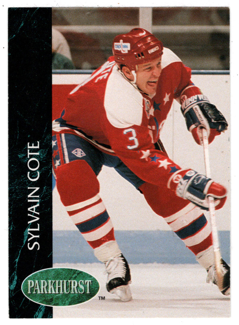 Sylvain Cote - Washington Capitals (NHL Hockey Card) 1992-93 Parkhurst # 431 Mint