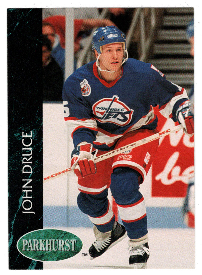 John Druce - Winnipeg Jets (NHL Hockey Card) 1992-93 Parkhurst # 437 Mint