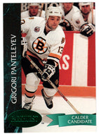 Grigori Panteleyev - Boston Bruins - Emerald Ice (NHL Hockey Card) 1992-93 Parkhurst # 243 Mint