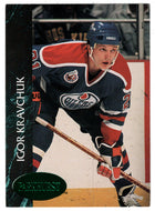 Igor Kravchuk - Edmonton Oilers - Emerald Ice (NHL Hockey Card) 1992-93 Parkhurst # 291 Mint