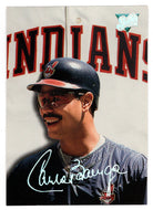 Carlos Baerga - Cleveland Indians (MLB Baseball Card) 1993 Leaf Studio # 50 Mint