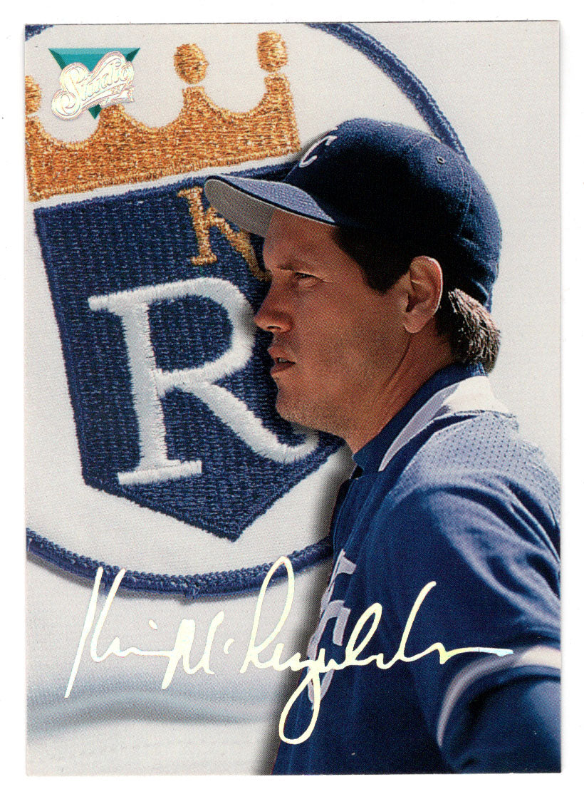 Kevin McReynolds - Kansas City Royals (MLB Baseball Card) 1993 Leaf Studio # 75 Mint