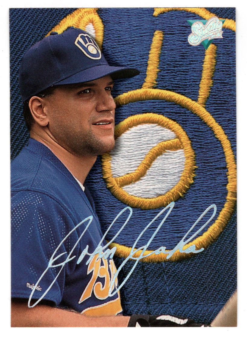 John Jaha - Milwaukee Brewers (MLB Baseball Card) 1993 Leaf Studio # 89 Mint