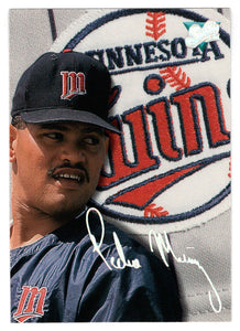 Pedro Munoz - Minnesota Twins (MLB Baseball Card) 1993 Leaf Studio # 166 Mint