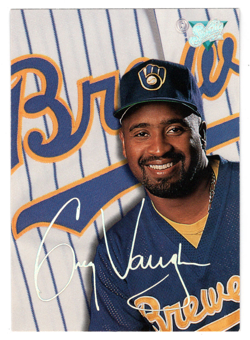 Greg Vaughn - Milwaukee Brewers (MLB Baseball Card) 1993 Leaf Studio # 197 Mint