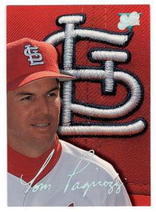 Tom Pagnozzi - St. Louis Cardinals (MLB Baseball Card) 1993 Leaf Studio # 198 Mint