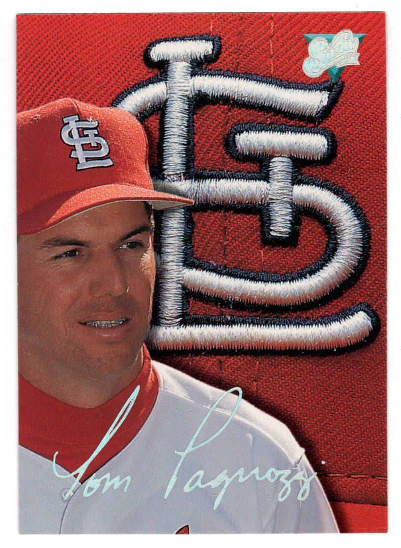 Tom Pagnozzi - St. Louis Cardinals (MLB Baseball Card) 1993 Leaf Studio # 198 Mint