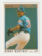 Denny Martinez - Montreal Expos (MLB Baseball Card) 1992 O-Pee-Chee Premier # 13 Mint