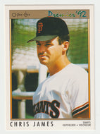 Chris James - San Francisco Giants (MLB Baseball Card) 1992 O-Pee-Chee Premier # 20 Mint