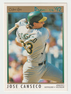 Jose Canseco - Oakland Athletics (MLB Baseball Card) 1992 O-Pee-Chee Premier # 24 Mint