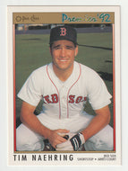 Tim Naehring - Boston Red Sox (MLB Baseball Card) 1992 O-Pee-Chee Premier # 37 Mint