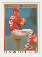 Greg Swindell - Cincinnati Reds (MLB Baseball Card) 1992 O-Pee-Chee Premier # 44 Mint