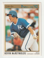 Kevin McReynolds - Kansas City Royals (MLB Baseball Card) 1992 O-Pee-Chee Premier # 54 Mint