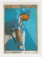 Willie Randolph - New York Mets (MLB Baseball Card) 1992 O-Pee-Chee Premier # 67 Mint
