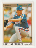 Bret Saberhagen - New York Mets (MLB Baseball Card) 1992 O-Pee-Chee Premier # 82 Mint