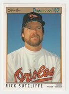Rick Sutcliffe - Baltimore Orioles (MLB Baseball Card) 1992 O-Pee-Chee Premier # 98 Mint