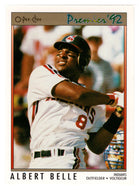 Albert Belle - Cleveland Indians (MLB Baseball Card) 1992 O-Pee-Chee Premier # 100 Mint