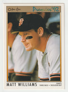 Matt Williams - San Francisco Giants (MLB Baseball Card) 1992 O-Pee-Chee Premier # 144 Mint