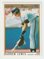 Darren Lewis - San Francisco Giants (MLB Baseball Card) 1992 O-Pee-Chee Premier # 151 Mint