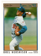 Orel Hershiser - Los Angeles Dodgers (MLB Baseball Card) 1992 O-Pee-Chee Premier # 162 Mint