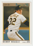 Denny Neagle - Pittsburgh Pirates (MLB Baseball Card) 1992 O-Pee-Chee Premier # 165 Mint