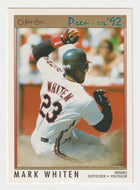 Mark Whiten - Cleveland Indians (MLB Baseball Card) 1992 O-Pee-Chee Premier # 178 Mint