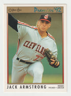 Jack Armstrong - Cleveland Indians (MLB Baseball Card) 1992 O-Pee-Chee Premier # 192 Mint