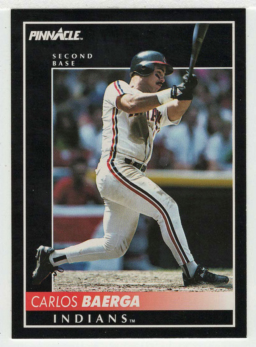 Carlos Baerga - Cleveland Indians (MLB Baseball Card) 1992 Score Pinnacle # 3 Mint