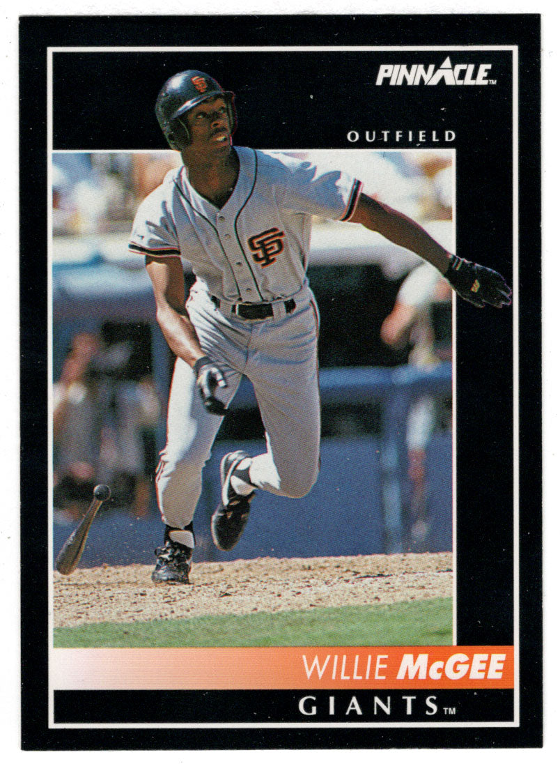 Willie McGee - San Francisco Giants (MLB Baseball Card) 1992 Score Pinnacle # 7 Mint