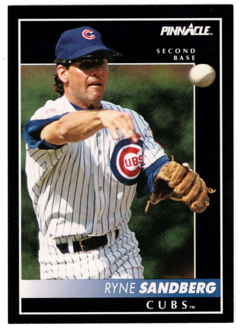 Ryne Sandberg - Chicago Cubs (MLB Baseball Card) 1992 Score Pinnacle # 10 Mint