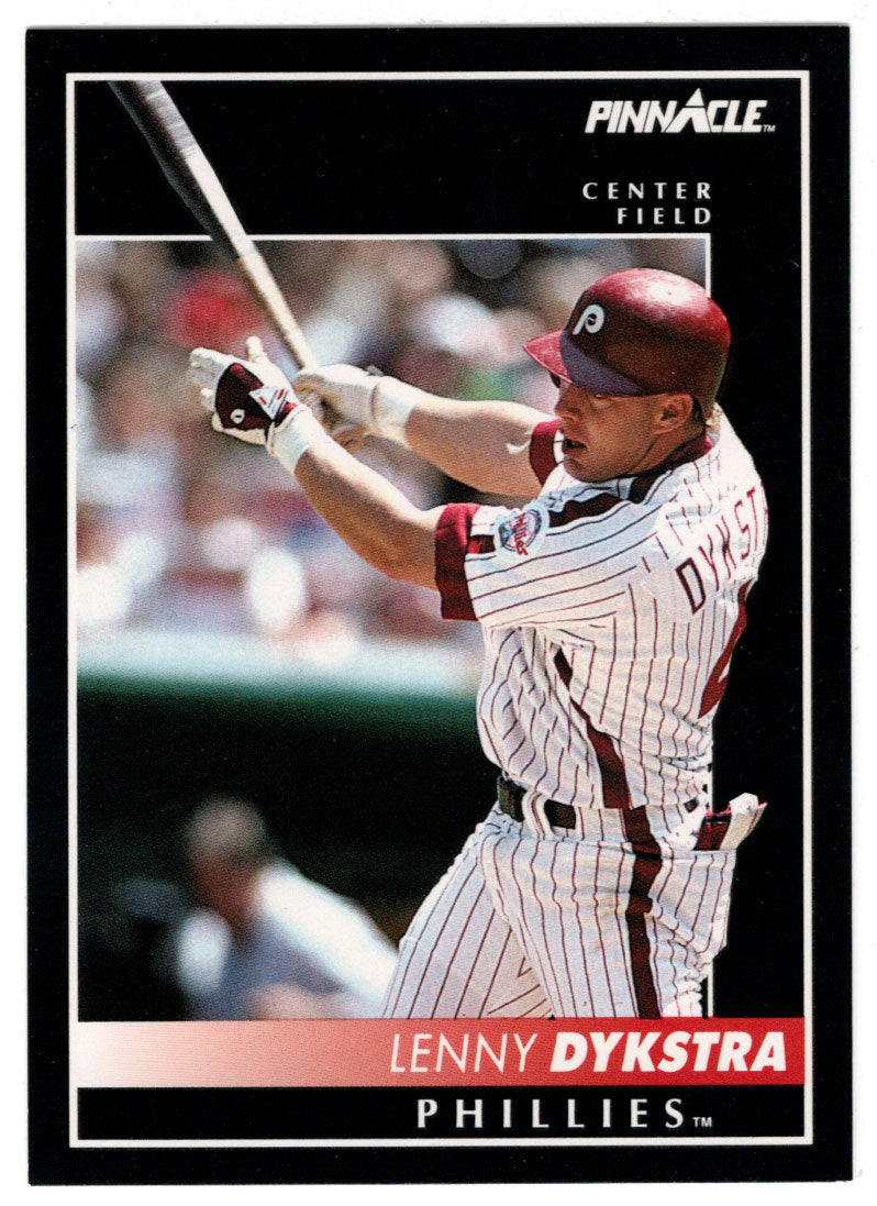 Len Dykstra - Philadelphia Phillies (MLB Baseball Card) 1992 Score Pinnacle # 12 Mint