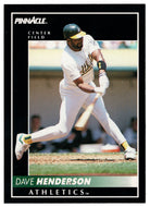 Dave Henderson - Oakland Athletics (MLB Baseball Card) 1992 Score Pinnacle # 16 Mint