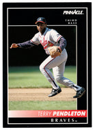 Terry Pendleton - Atlanta Braves (MLB Baseball Card) 1992 Score Pinnacle # 18 Mint