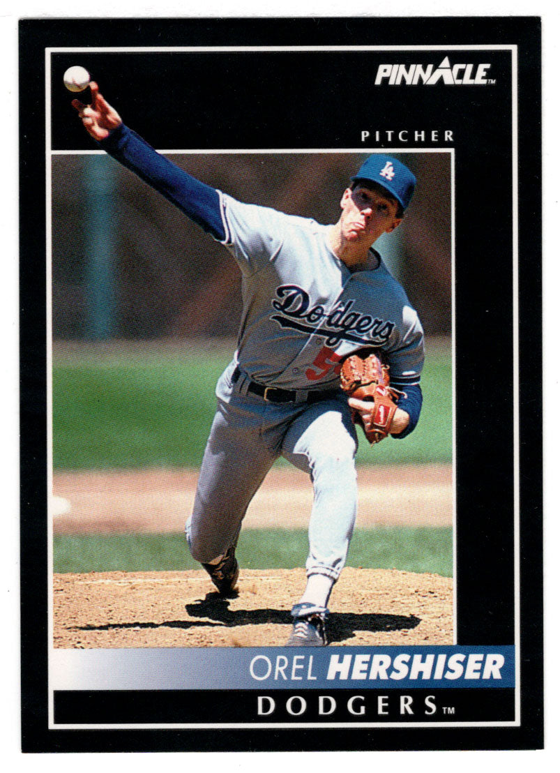 Orel Hershiser - Los Angeles Dodgers (MLB Baseball Card) 1992 Score Pinnacle # 21 Mint