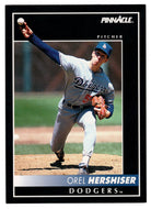 Orel Hershiser - Los Angeles Dodgers (MLB Baseball Card) 1992 Score Pinnacle # 21 Mint