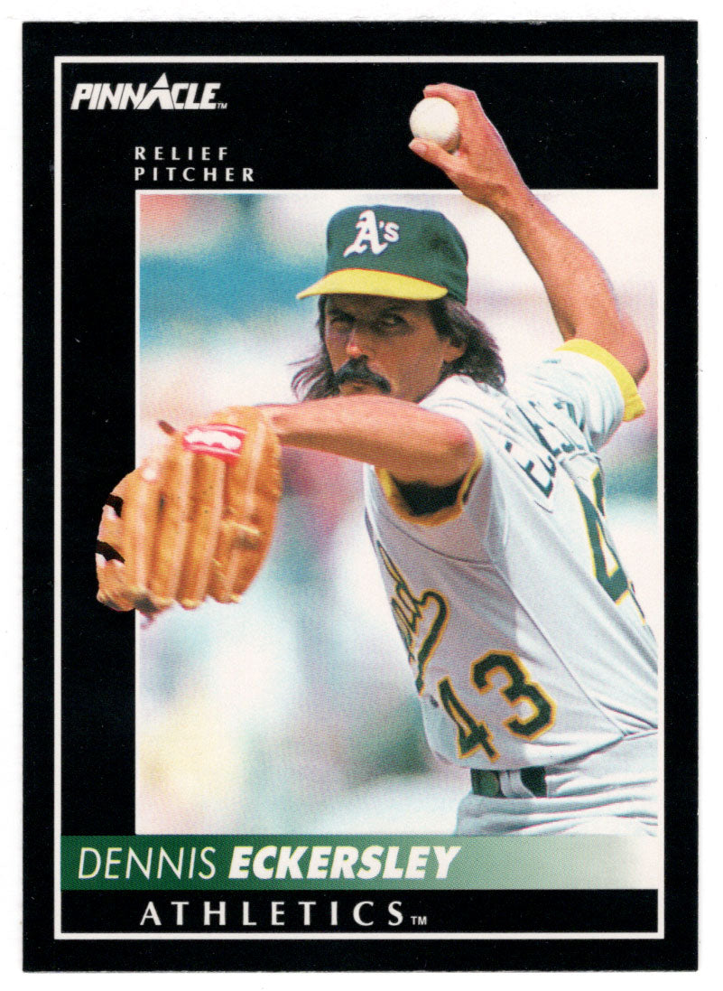 Dennis Eckersley - Oakland Athletics (MLB Baseball Card) 1992 Score Pinnacle # 25 Mint
