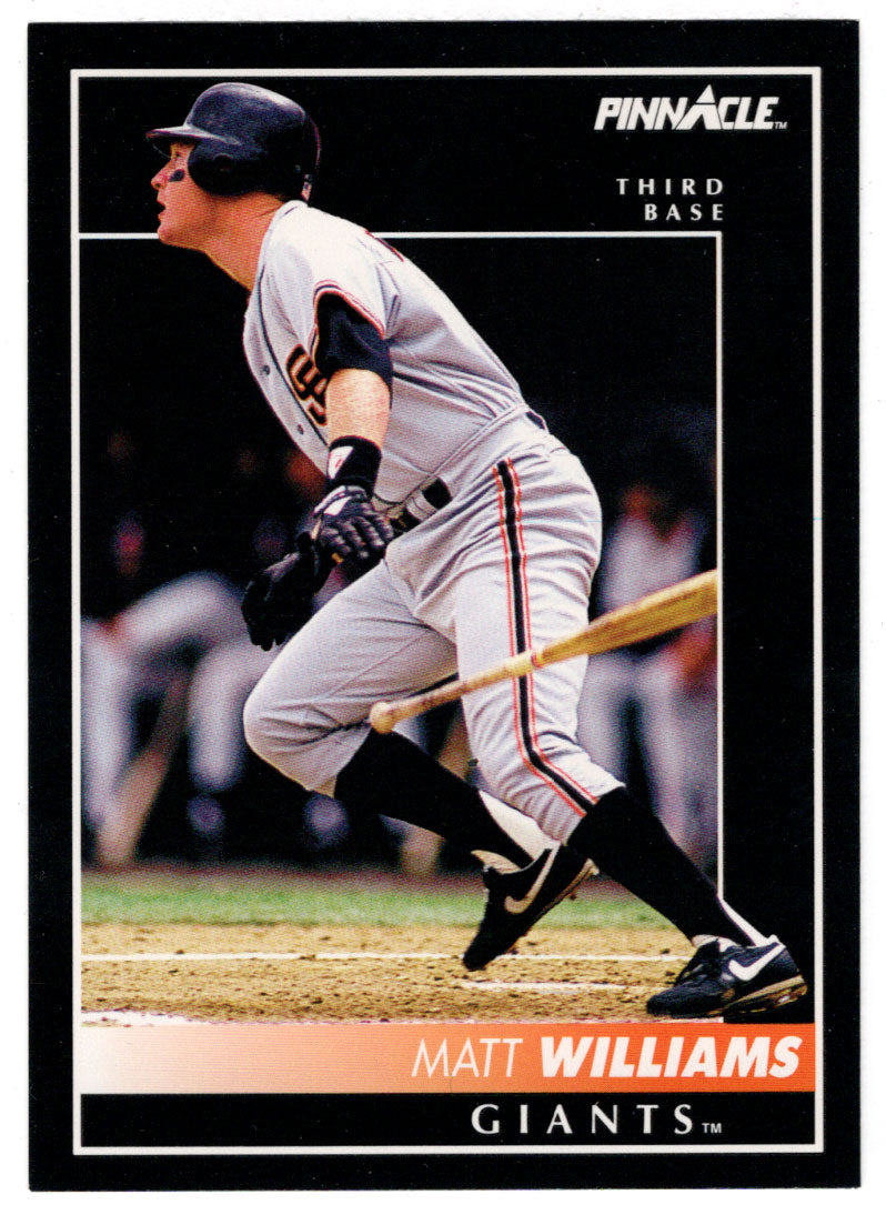 Matt Williams - San Francisco Giants (MLB Baseball Card) 1992 Score Pinnacle # 28 Mint