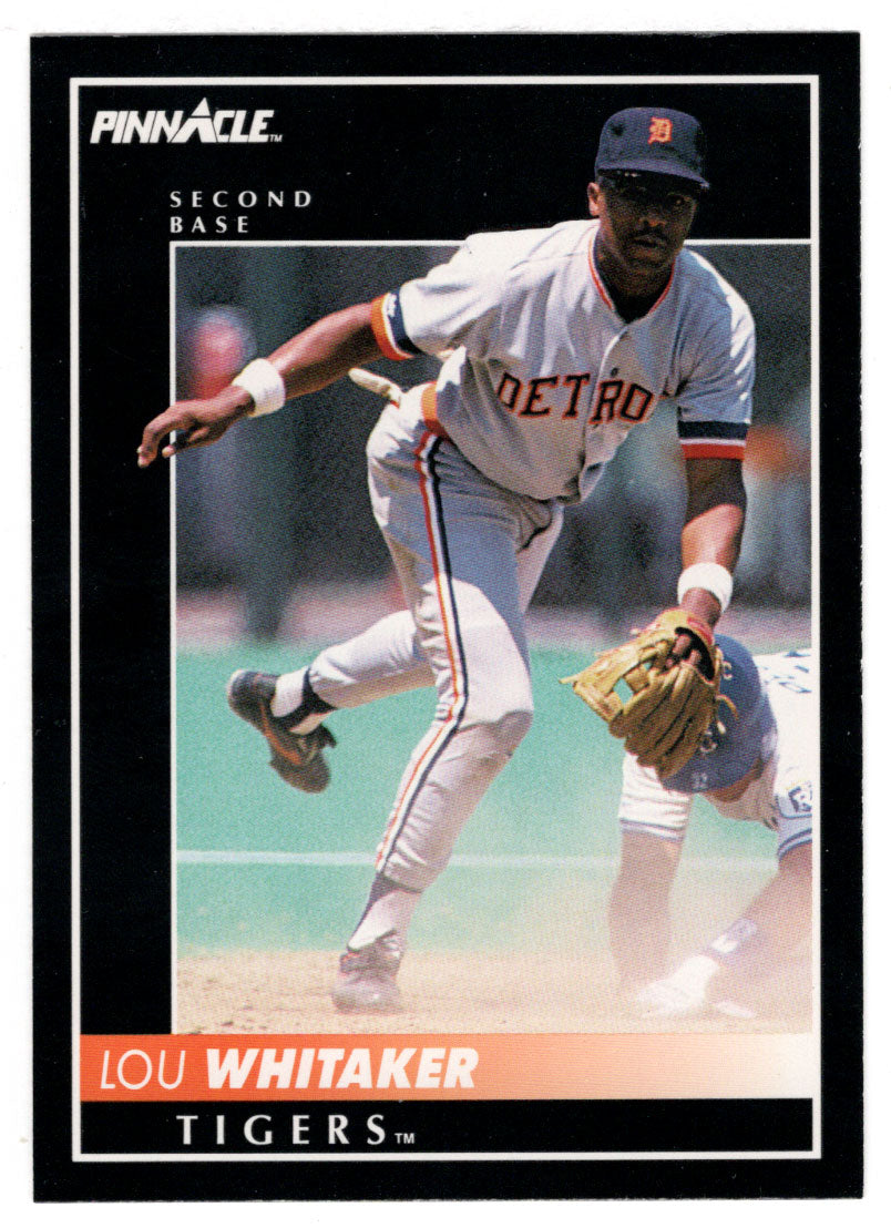 Lou Whitaker - Detroit Tigers (MLB Baseball Card) 1992 Score Pinnacle # 29 Mint