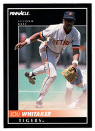 Lou Whitaker - Detroit Tigers (MLB Baseball Card) 1992 Score Pinnacle # 29 Mint