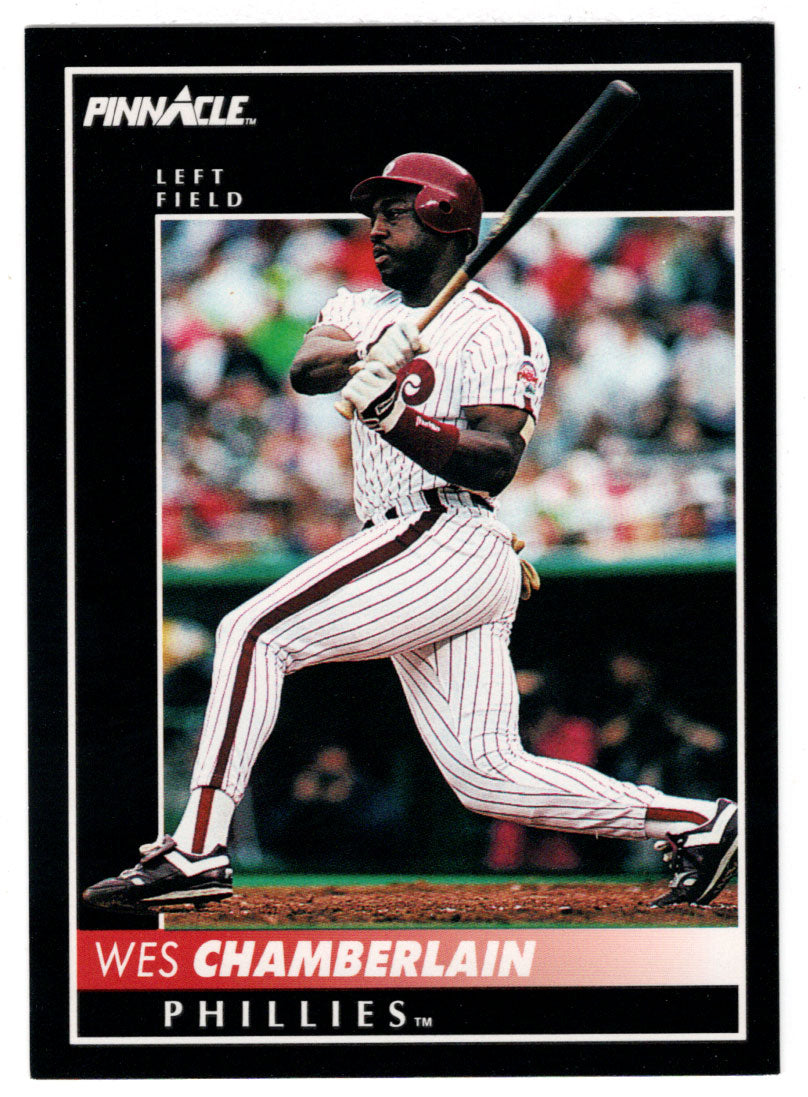 Wes Chamberlain - Philadelphia Phillies (MLB Baseball Card) 1992 Score Pinnacle # 36 Mint