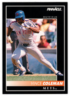 Vince Coleman - New York Mets (MLB Baseball Card) 1992 Score Pinnacle # 39 Mint