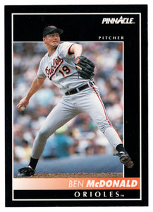 Ben McDonald - Baltimore Orioles (MLB Baseball Card) 1992 Score Pinnacle # 44 Mint