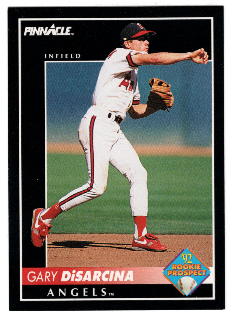 Gary DiSarcina - California Angels (MLB Baseball Card) 1992 Score Pinnacle # 52 Mint