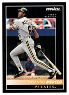 Orlando Merced - Pittsburgh Pirates (MLB Baseball Card) 1992 Score Pinnacle # 62 Mint