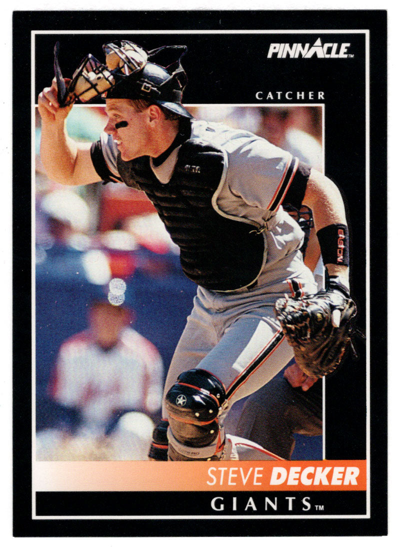 Steve Decker - San Francisco Giants (MLB Baseball Card) 1992 Score Pinnacle # 63 Mint