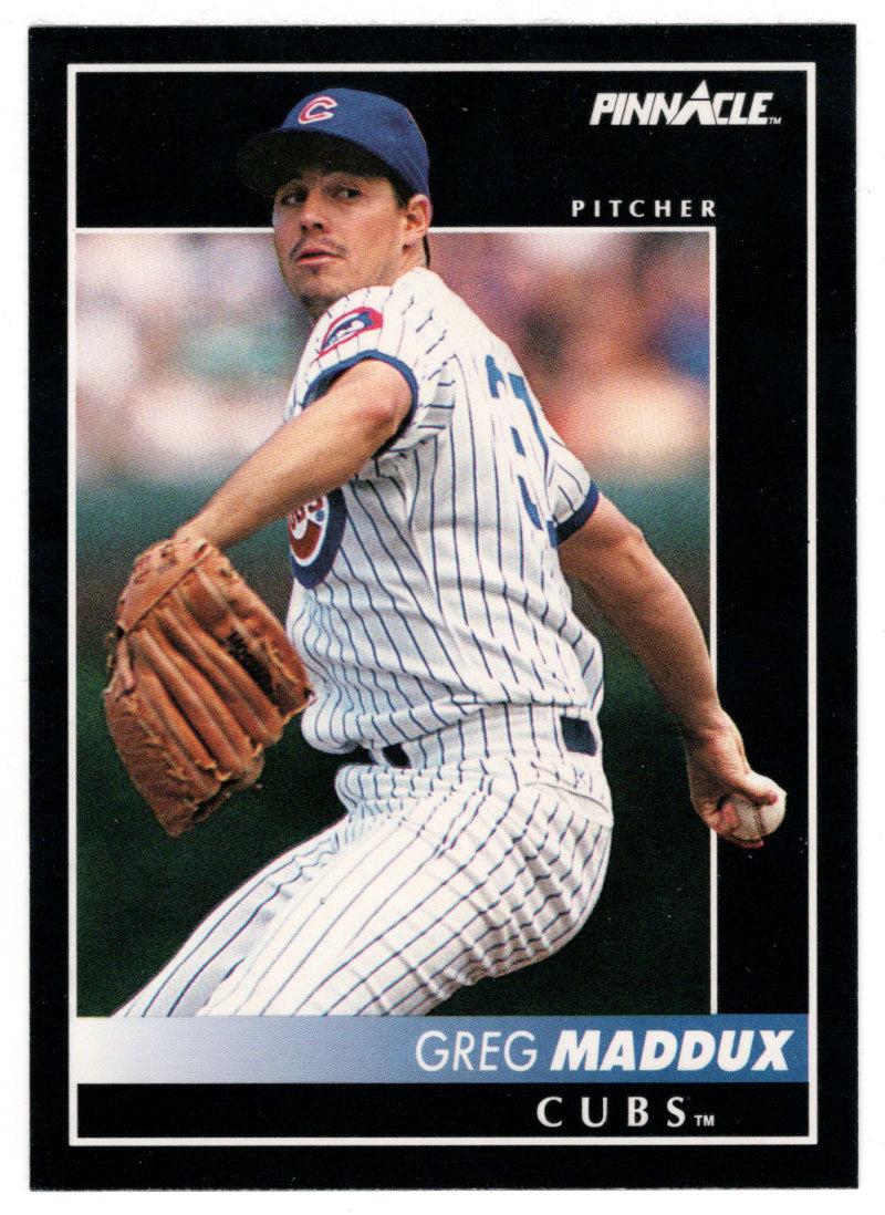 Greg Maddux - Chicago Cubs (MLB Baseball Card) 1992 Score Pinnacle # 65 Mint
